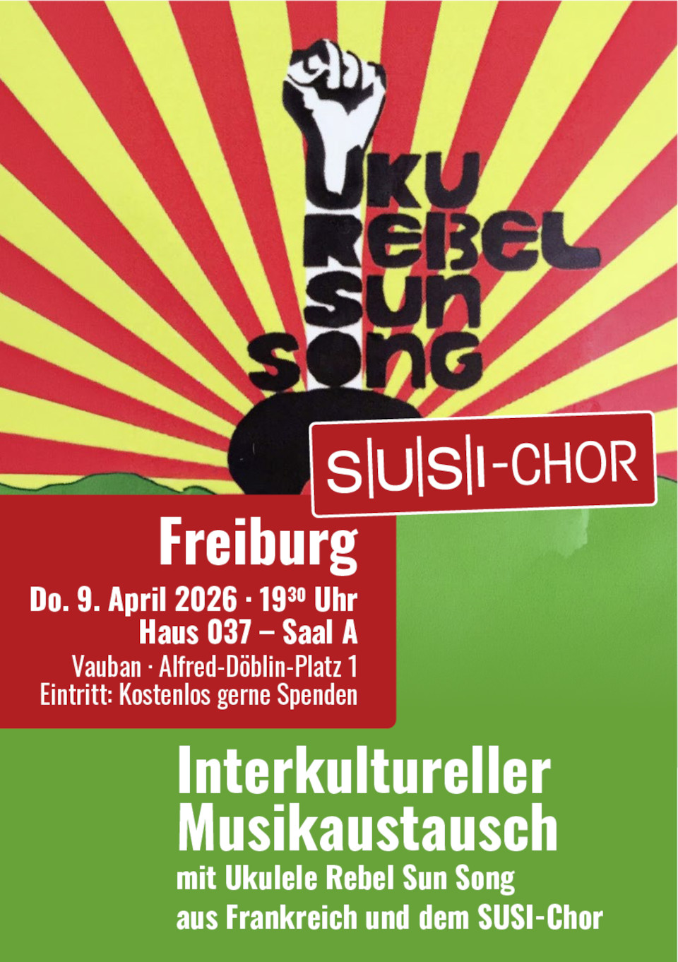 Uku Rebel Sun Song Orchester beim SUSI-Chor